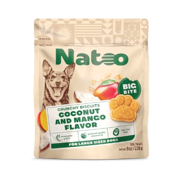 Natoo Crunchy Biscuits Coconut And Mango Flavor Large Sized Dogs post thumbnail