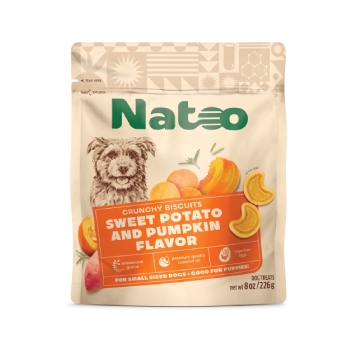 Natoo Crunchy Biscuits Sweet Potato And Pumpkin Flavor For Small Sized Dogs post thumbnail